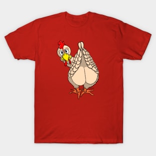 Funny Chicken Shirt ScottyGaaDo's CHICKEN BUTT T-Shirt